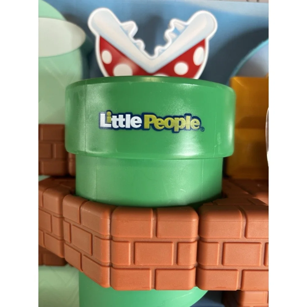 Fisher-Price Little People My Mario Mario's Adventure Playset w/ LP Extras NIP